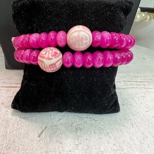 The Tiny Tassel Bracelets Set of 2 D13